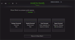 Desktop Screenshot of maisonramel.com